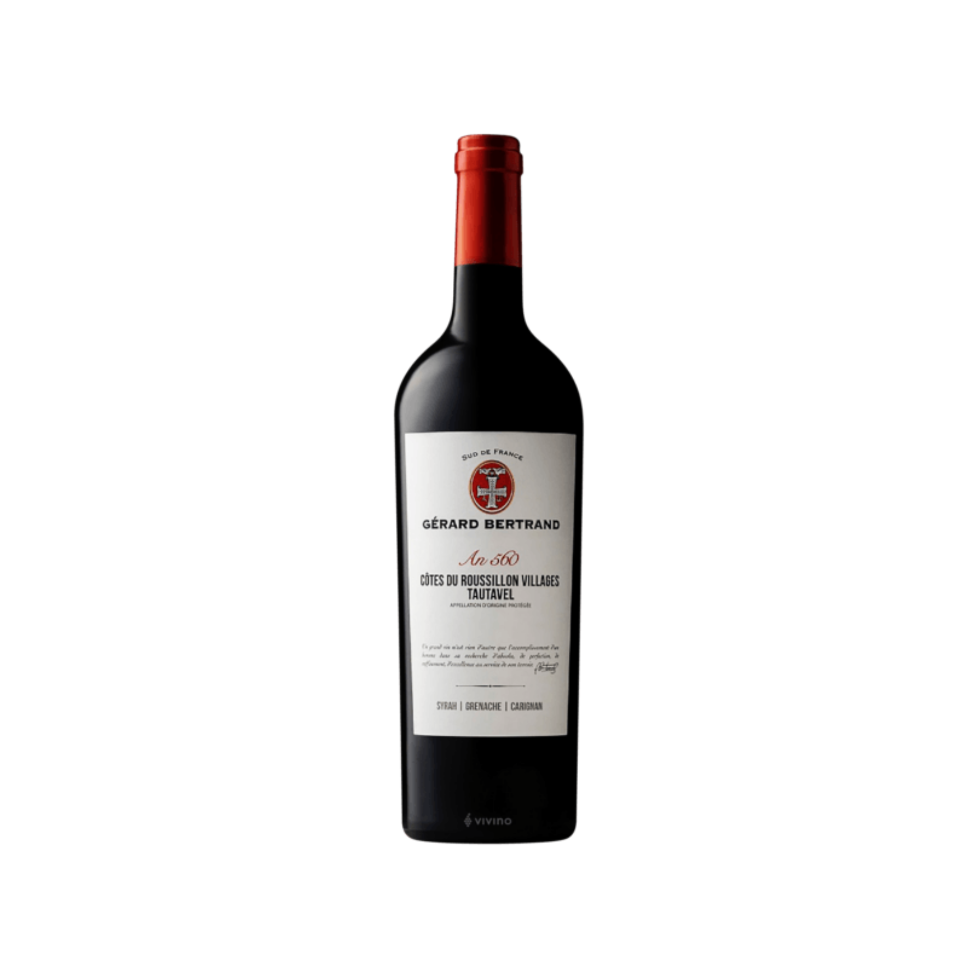 Vino GÉRARD BERTRAND An 560 Cotes Du Roussillon Villages Tautavel x 750ml