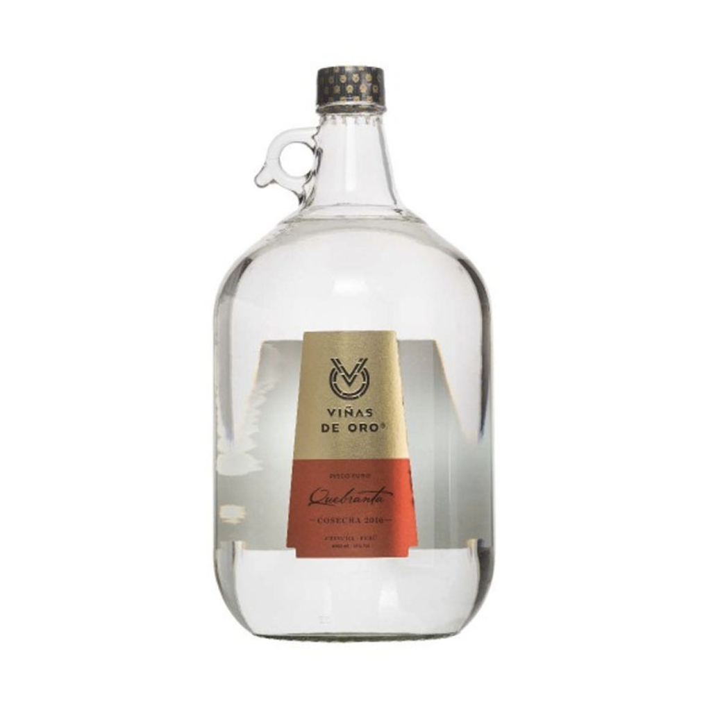 Pisco VIÑAS DE ORO Quebranta  DAMAJUANA 4LT