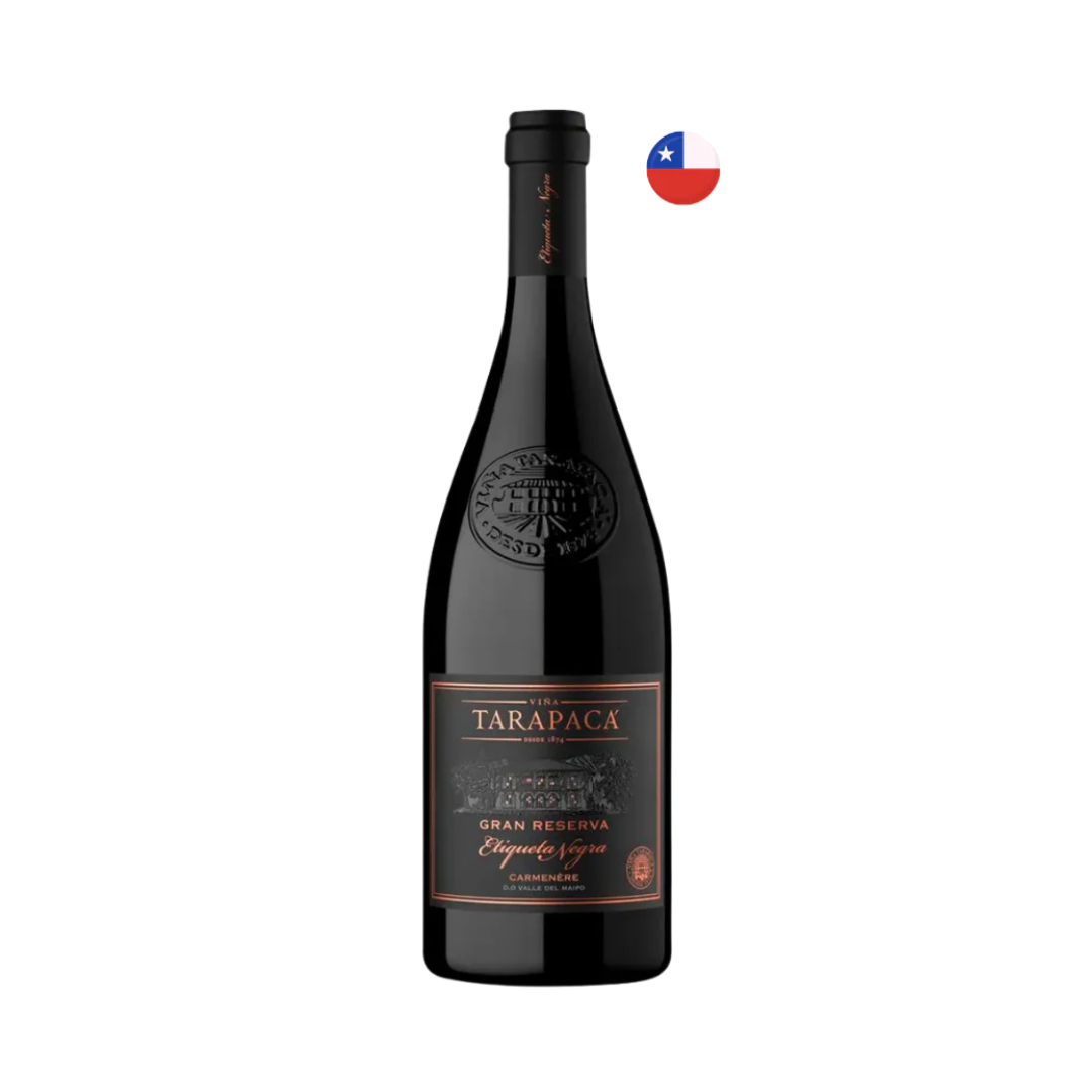 Vino TARAPACA GRAN RESERVA Etiqueta Negra Carmenere Botella 750ml