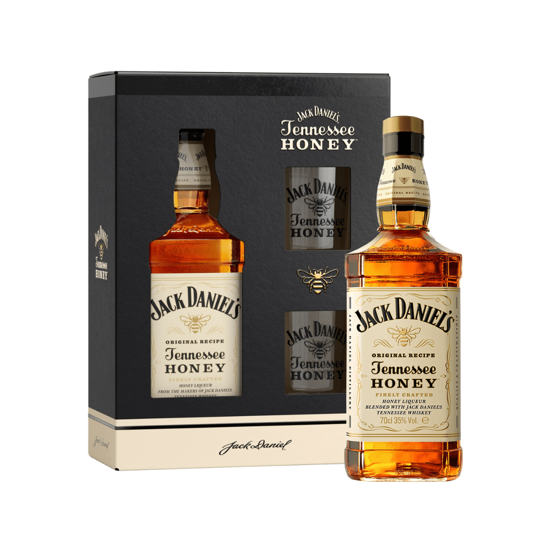⁠Pack JACK DANIEL´S Honey + Vasos
