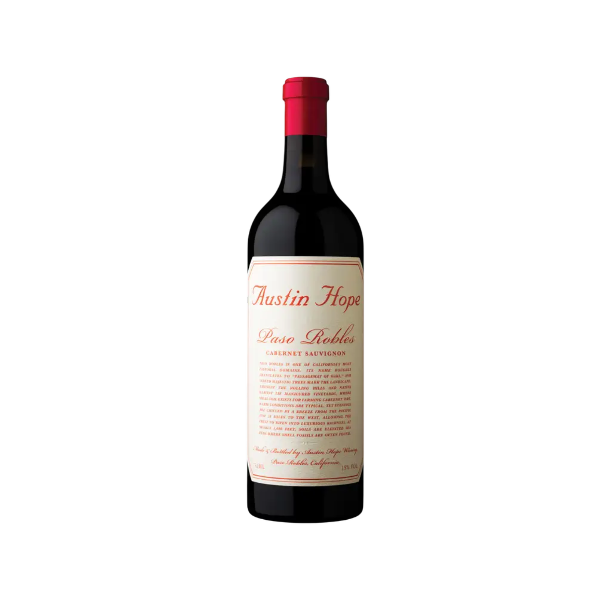 Vino AUSTIN HOPE Paso Robles Cabernet Sauvignon x 750ml