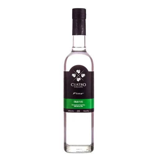 Pisco CUATRO GALLOS Puro Italia Botella 700ml