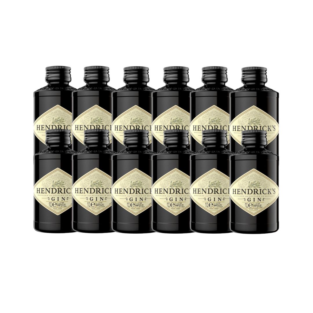 12 unidades Gin Hendricks 50ml